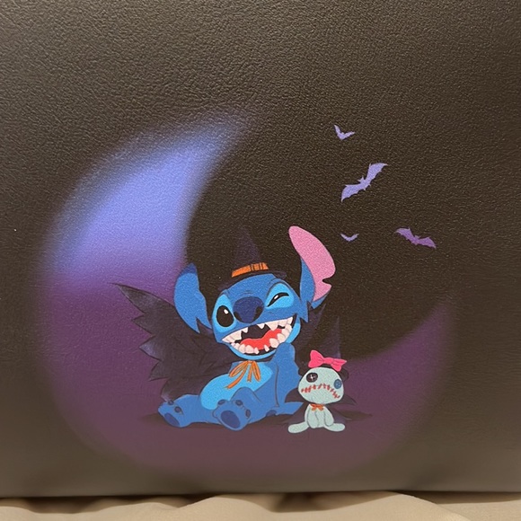 Loungefly X Disney Lilo & Stitch Halloween Scrump & Stitch Satchel Bag NWT 🦇🎃 - Picture 7 of 9